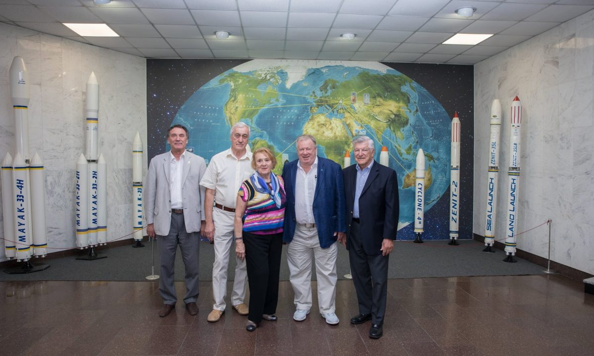 IAA ACADEMICIAN MICHAEL YARYMOVYCH VISITS YUZHNOYE SDO