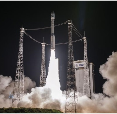 VEGA LV WITH UKRAINIAN FOURTH STAGE ENGINE INJECTED INTO ORBIT MOHAMMED VI-A SPACECRAFT